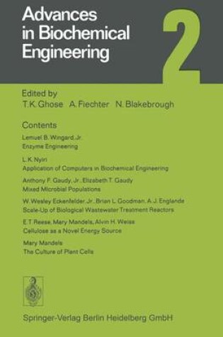 Cover of Advances in Biochemical Engineering / Biotechnology 2