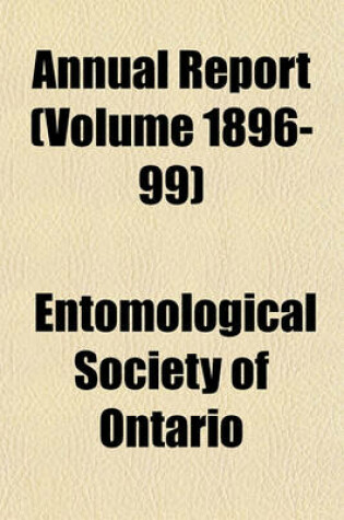 Cover of Annual Report (Volume 1896-99)