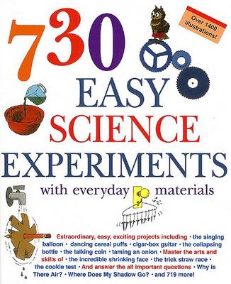 Book cover for 730 Easy Science Experiments