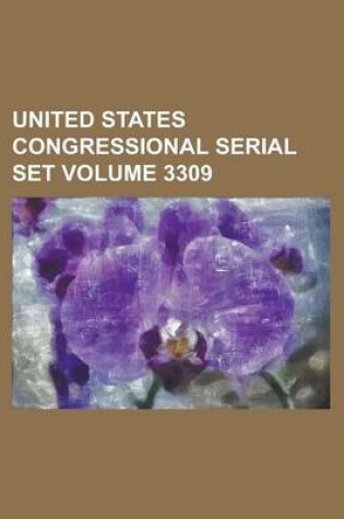 Cover of United States Congressional Serial Set Volume 3309