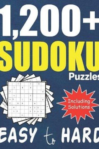 Cover of 1,200+ Easy to Hard Sudoku Puzzles
