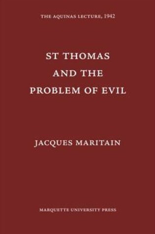 Cover of St. Thomas and the Problem of Evil