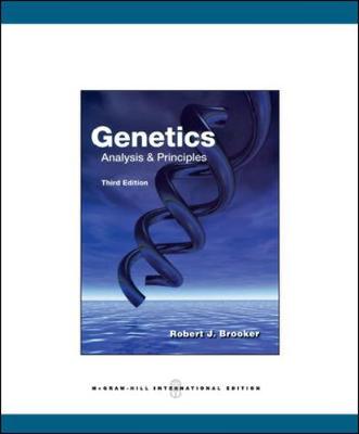 Book cover for GENETICS:ANALYSIS AND PRINCIPL