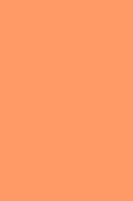 Cover of Journal Muted Tangerine Color Simple Plain Tangerine