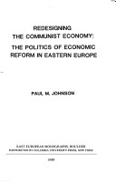 Book cover for Redesigning the Communist Economy