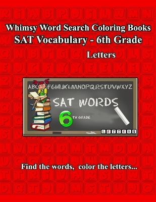 Book cover for Whimsy Word Search, SAT Vocabulary - 6th grade