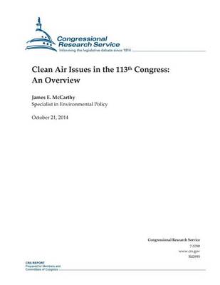 Book cover for Clean Air Issues in the 113th Congress