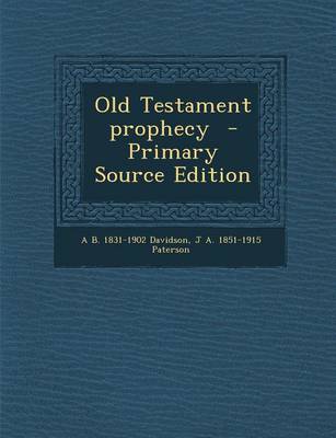 Book cover for Old Testament Prophecy - Primary Source Edition