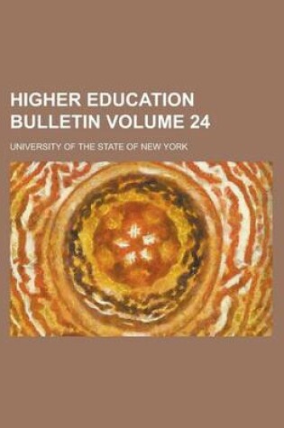 Cover of Higher Education Bulletin Volume 24