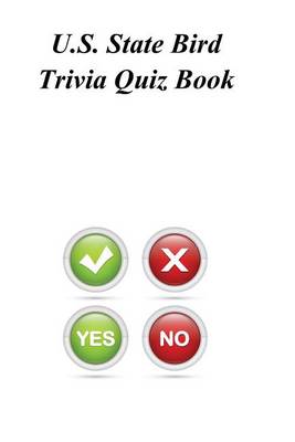 Book cover for U.S. State Bird Trivia Quiz Book