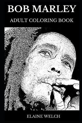 Cover of Bob Marley Adult Coloring Book