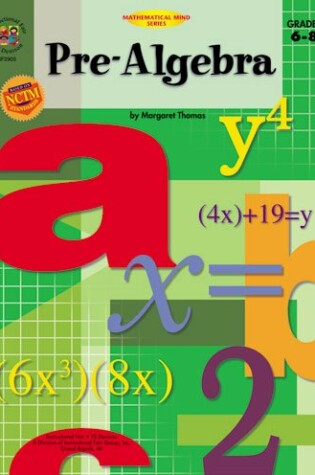 Cover of Pre-Algebra, Grades 6-8