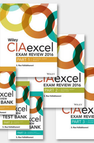 Cover of Wiley CIAexcel Exam Review + Test Bank 2016: Complete Set