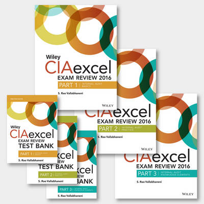 Book cover for Wiley CIAexcel Exam Review + Test Bank 2016: Complete Set