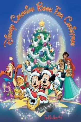 Cover of Disney Coloring Book for Christmas