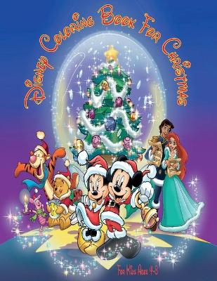 Book cover for Disney Coloring Book for Christmas