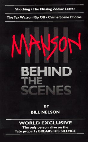 Book cover for Manson; behind the Scenes