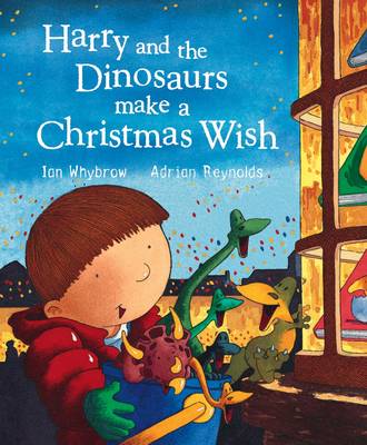 Book cover for Harry and the Dinosaurs Make a Christmas Wish
