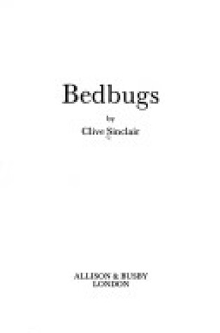 Cover of Bed Bugs and Other Stories