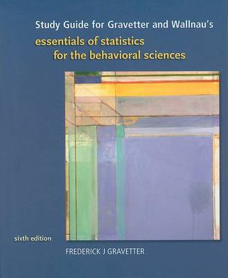 Book cover for Study Guide for Gravetter and Wallnau's Essentials of Statistics for the Behavioral Sciences