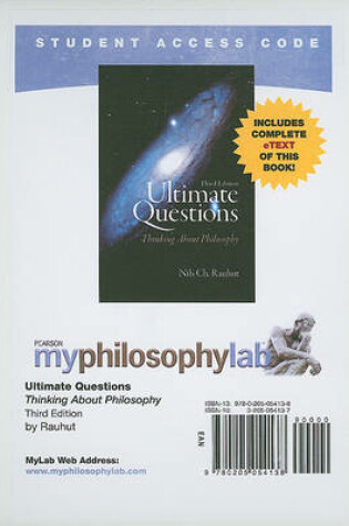 Cover of MyLab Philosophy with Pearson eText -- Standalone Access Card -- for Ultimate Questions