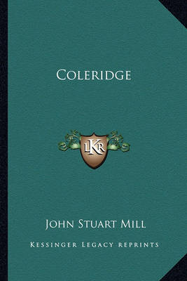 Book cover for Coleridge