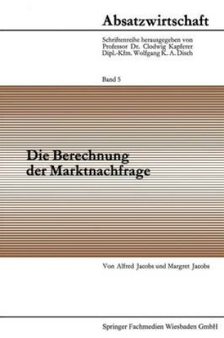 Cover of Die Berechnung der Marktnachfrage