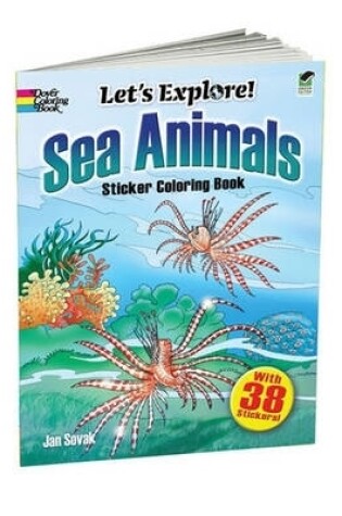 Cover of Sea Animals Sticker Coloring Book