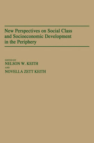 Cover of New Perspectives on Social Class and Socioeconomic Development in the Periphery