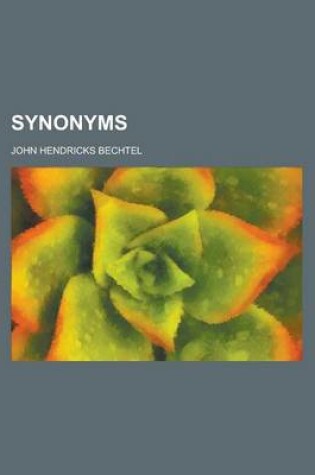 Cover of Synonyms