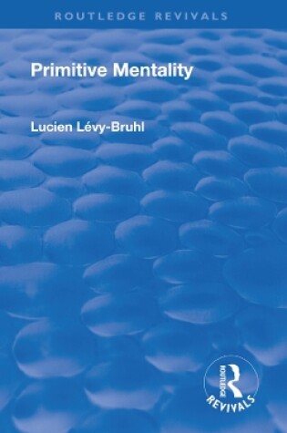 Cover of Revival: Primitive Mentality (1923)