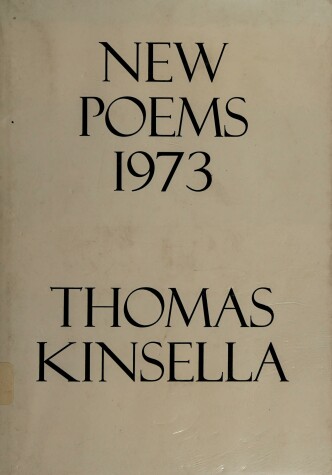 Book cover for New Poems, 1973