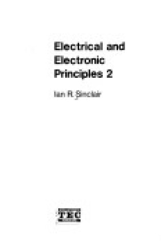 Cover of Electric and Electronic Principles II