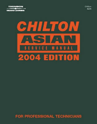 Book cover for Chilton Asian Service Manual