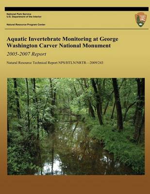 Book cover for Aquatic Invertebrate Monitoring at George Washington Carver National Monument