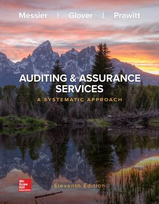 Book cover for Auditing & Assurance Services: A Systematic Approach