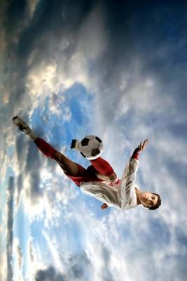 Book cover for Soccer (Football) Player Going for the Goal