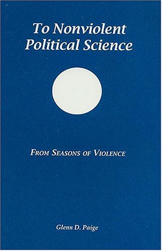 Book cover for To Nonviolent Political Science