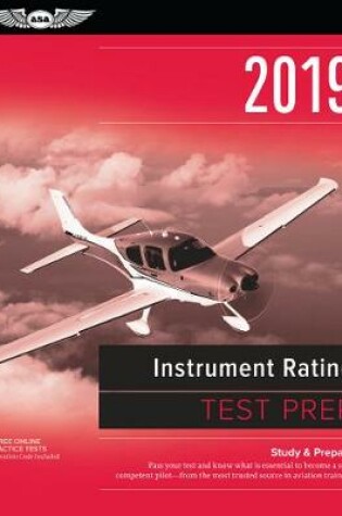Cover of Instrument Rating Test Prep 2019