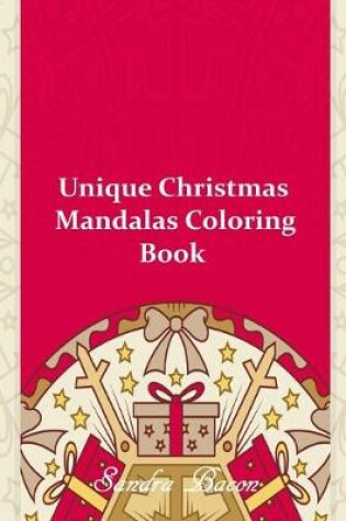 Cover of Unique Christmas Mandalas Coloring Book