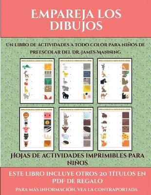 Cover of Hojas de actividades imprimibles para niños (Empareja los dibujos)