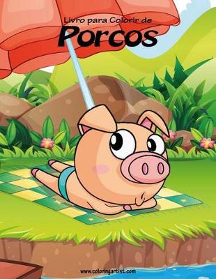 Cover of Livro para Colorir de Porcos 1