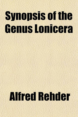 Book cover for Synopsis of the Genus Lonicera