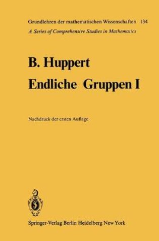 Cover of Endliche Gruppen