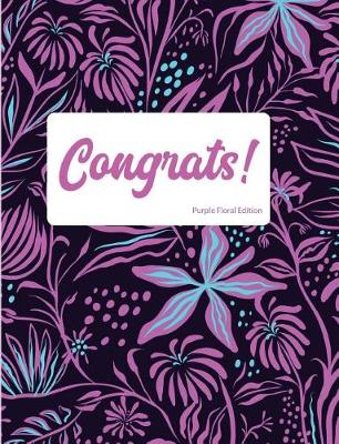 Book cover for Congrats Purple Floral Edition