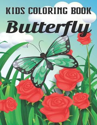 Book cover for Kids Coloring Book Butterfly