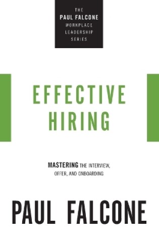 Cover of Effective Hiring