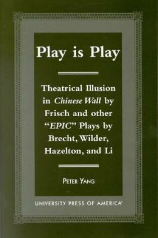 Cover of Play is Play