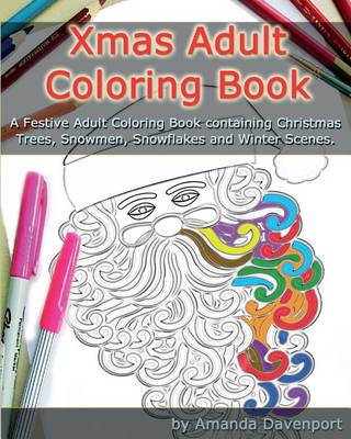 Book cover for Xmas Adult Coloring Book