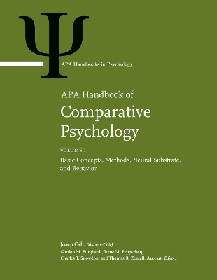 Book cover for APA Handbook of Comparative Psychology